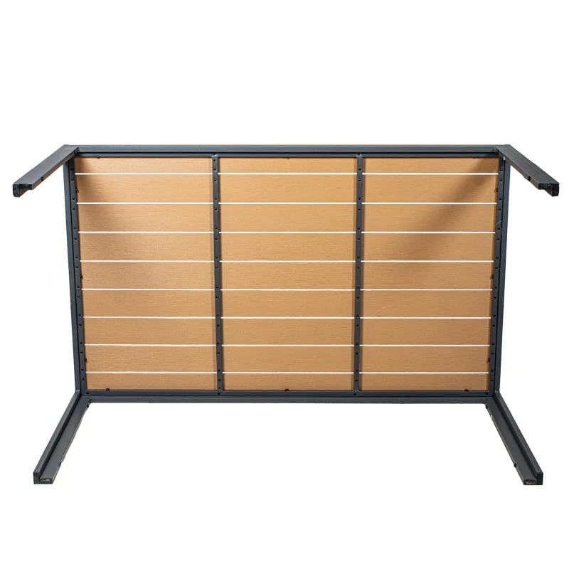 Camacho - Tavolo da Esterno - Alluminio Antracite / Polywood