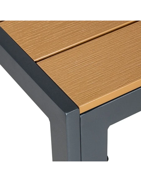 Camacho - Outdoor Table - Anthracite Aluminum / Polywood