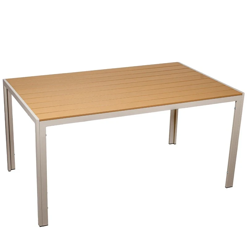 Camacho - Tavolo da Esterno - Alluminio Crema / Polywood