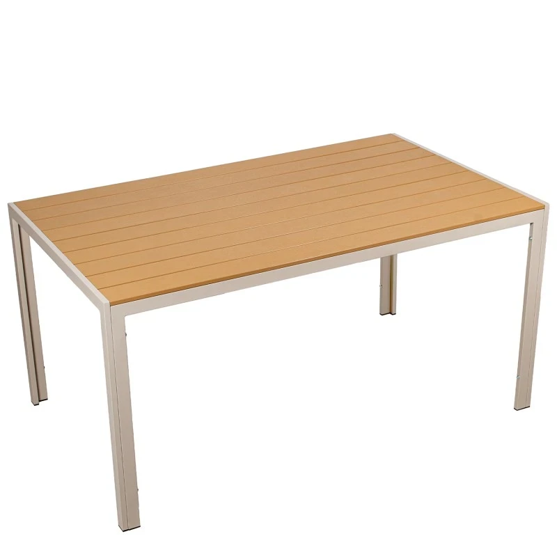 Camacho - Tavolo da Esterno - Alluminio Crema / Polywood