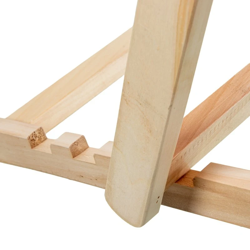 Camacho - Sedia Pieghevole Reclinabile da Esterno - Legno Naturale / Beige