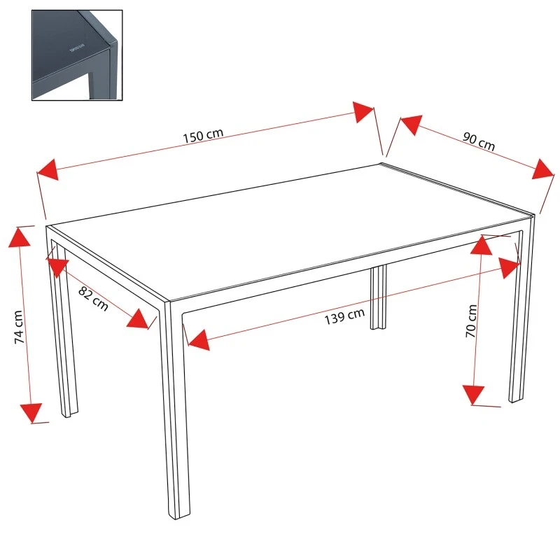 Camacho - Outdoor Dining Set - White Aluminum / Glass