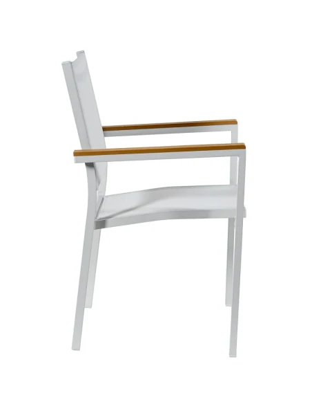 Camacho - Sedia per Esterni - Alluminio Bianco