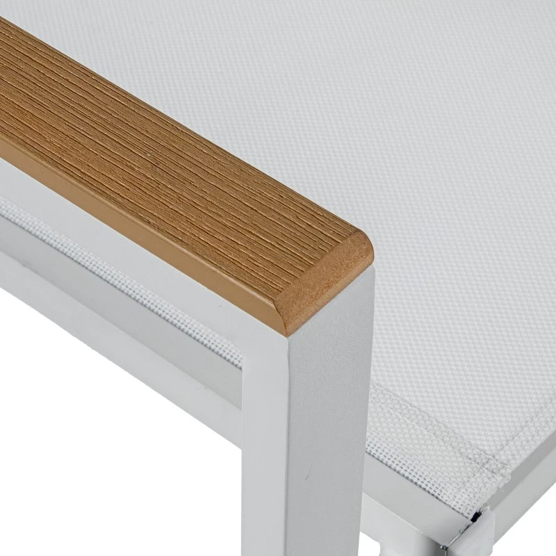 Camacho - Sedia per Esterni - Alluminio Bianco