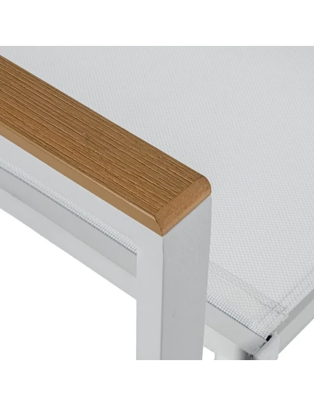 Camacho - Sedia per Esterni - Alluminio Bianco