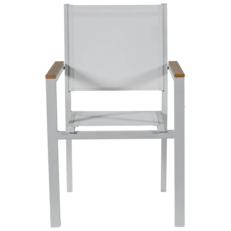 Camacho - Sedia per Esterni - Alluminio Bianco