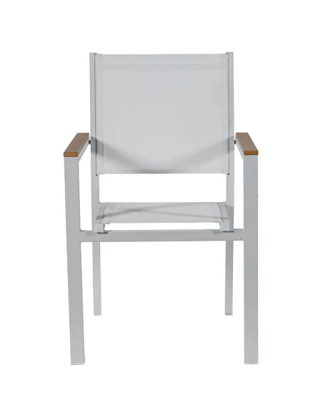 Camacho - Sedia per Esterni - Alluminio Bianco