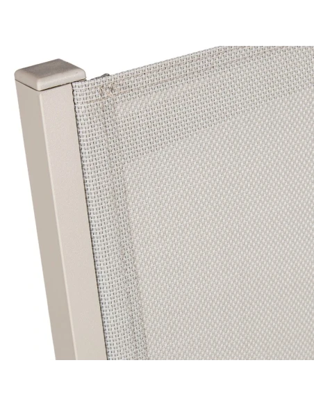 Camacho - Vargas Outdoor Chair with Wood Inserts - Cream Aluminum / Cream Fabric