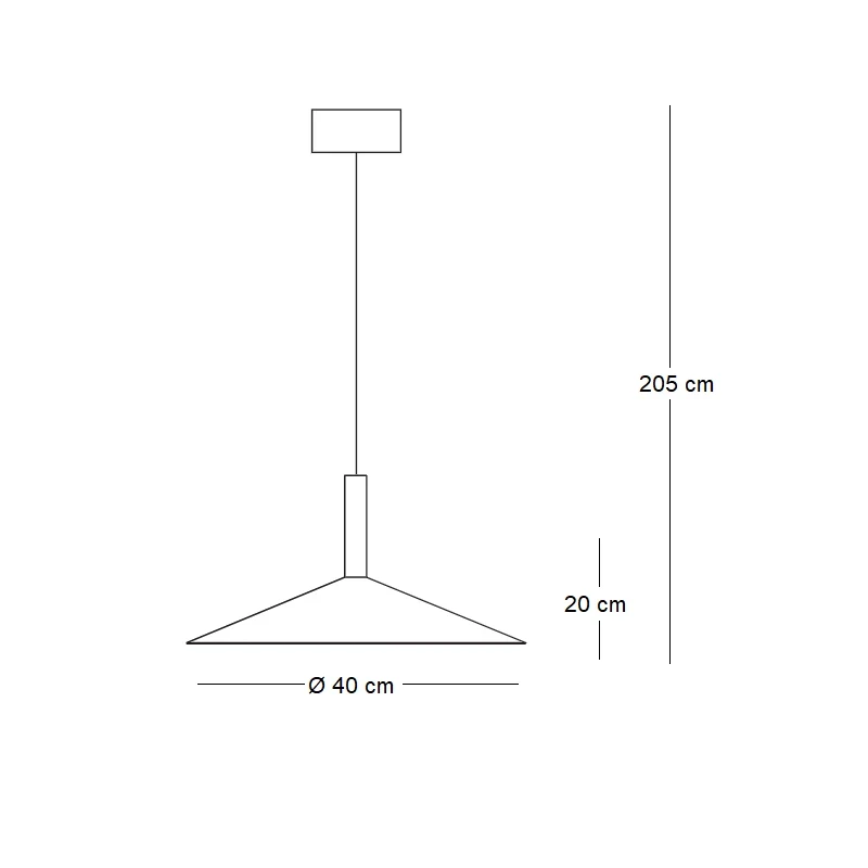 Penta - Altura Pendant Lamp - Matte Black