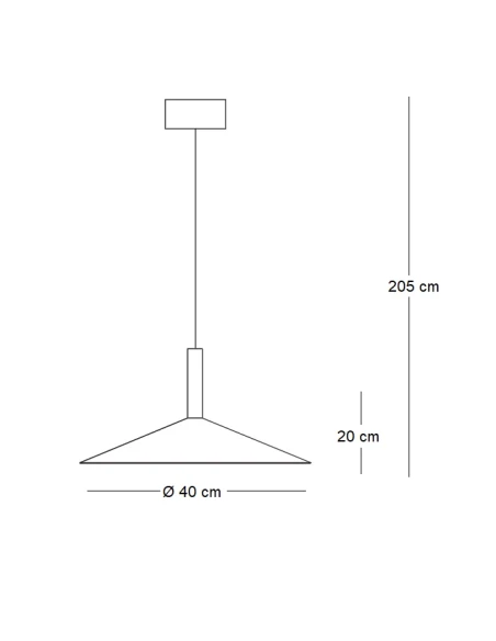 Penta - Altura Pendant Lamp - Matt White