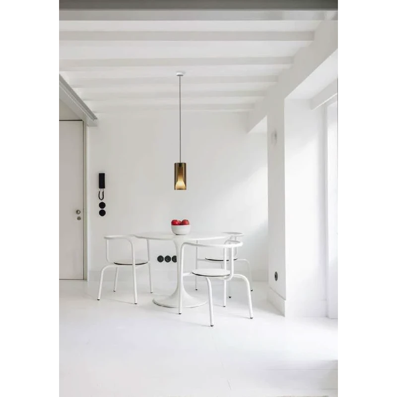 Penta - Lit Lampada a Sospensione Singola - Viola Specchiato