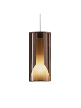 Penta - Lit Lampada a Sospensione Singola - Viola Specchiato