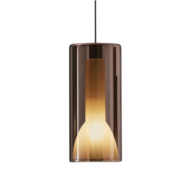 Penta - Lit Lampada a Sospensione Singola - Viola Specchiato
