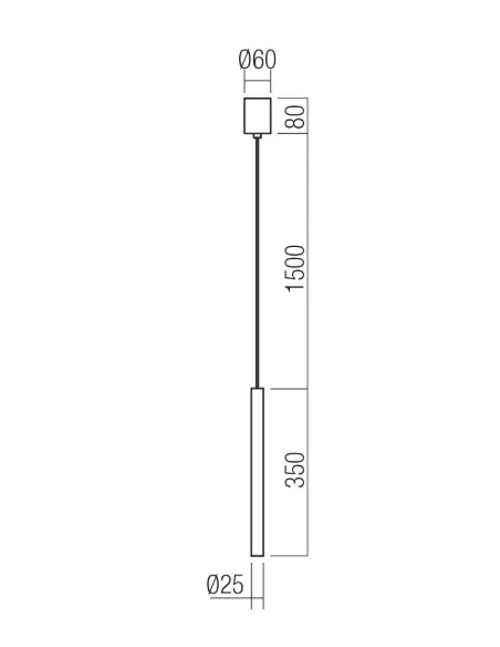 Redo Group - Kanji Lampada a Sospensione - Foggy Nichel