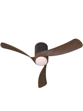 Mantra - Nemo II LED Fan - Wood / Black