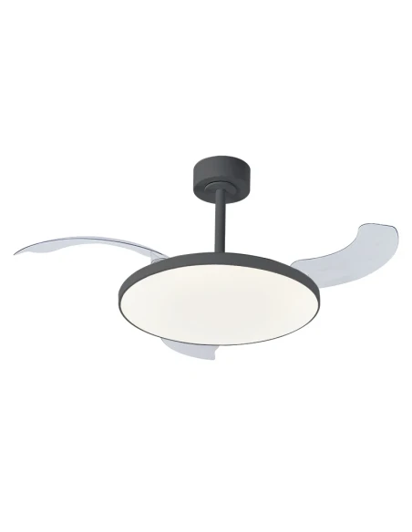 Mantra - Slim Fan Ventilatore LED - Nero