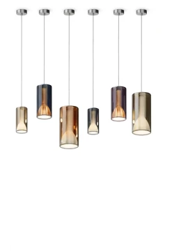 Penta - Lit Pendant Lamp 2O - Multicolor