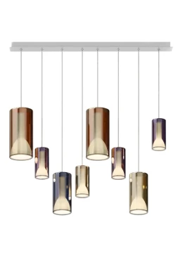 Penta - Lit Pendant Lamp 2Q - Multicolor