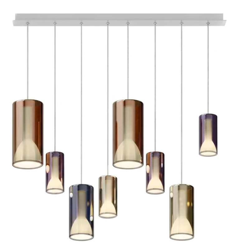 Penta - Lit Pendant Lamp 2Q - Multicolor