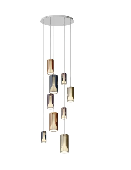 Penta - Lit Lampada a Sospensione 3B - Multicolore