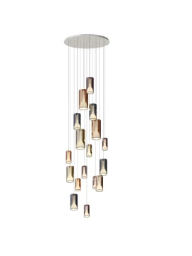 Penta - Lit Lampada a Sospensione 3D - Multicolore