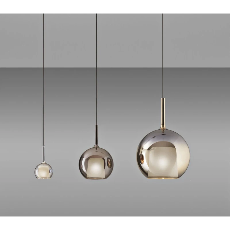 Penta - Glo Mini Lampada a Sospensione - Oro Rosa Specchiato