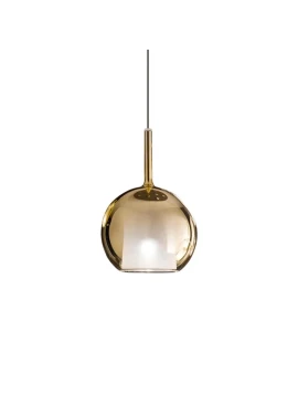 Penta - Glo Mini Lampada a Sospensione - Oro Specchiato