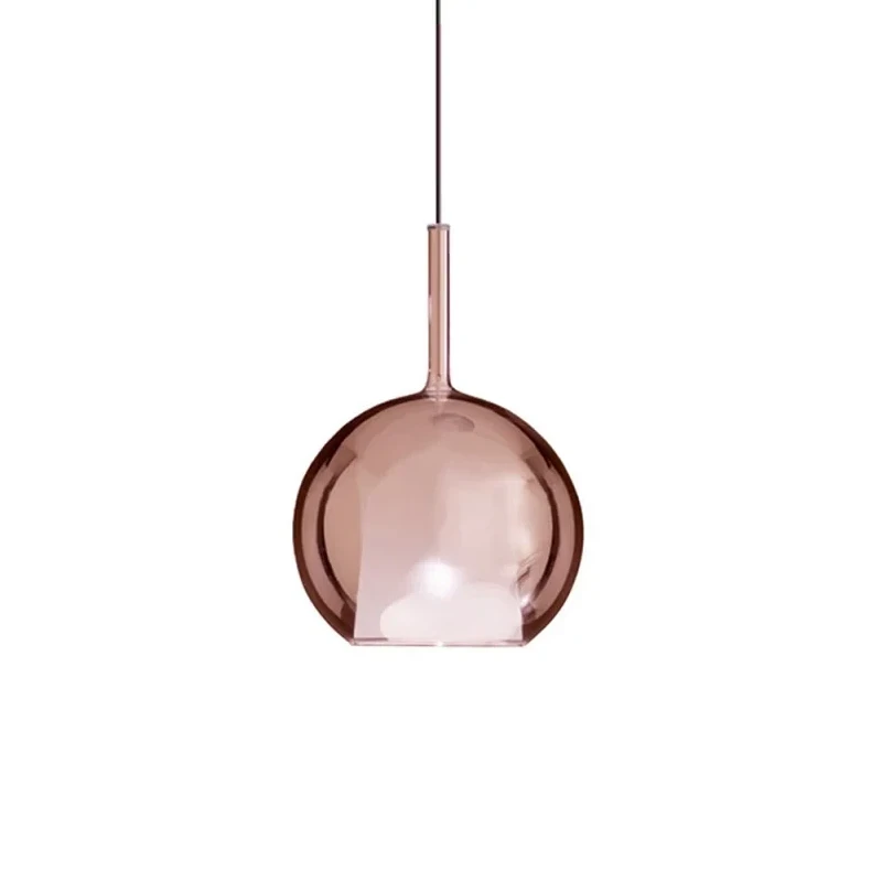 Penta - Glo Mini Lampada a Sospensione - Oro Rosa Specchiato