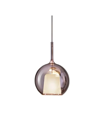 Penta - Glo Mini Pendant Lamp - Mirrored Purple