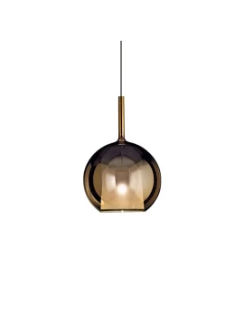 Penta - Glo Mini Lampada a Sospensione - Bronzo Specchiato