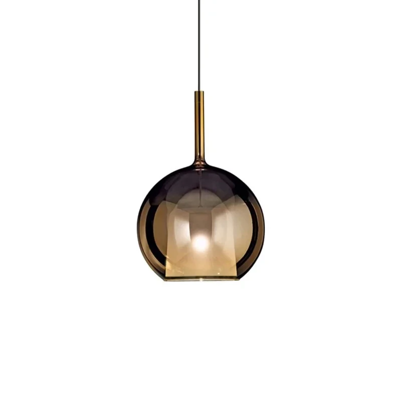 Penta - Glo Mini Lampada a Sospensione - Bronzo Specchiato