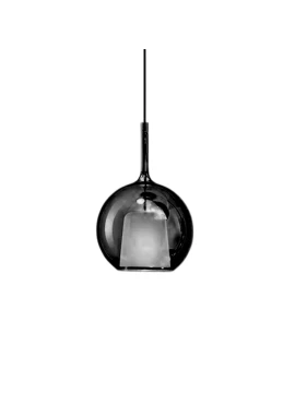 Penta - Glo Mini Pendant Lamp - Mirrored Black