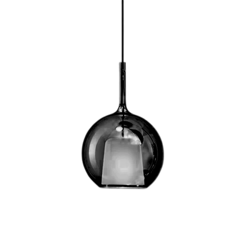 Penta - Glo Mini Pendant Lamp - Mirrored Black