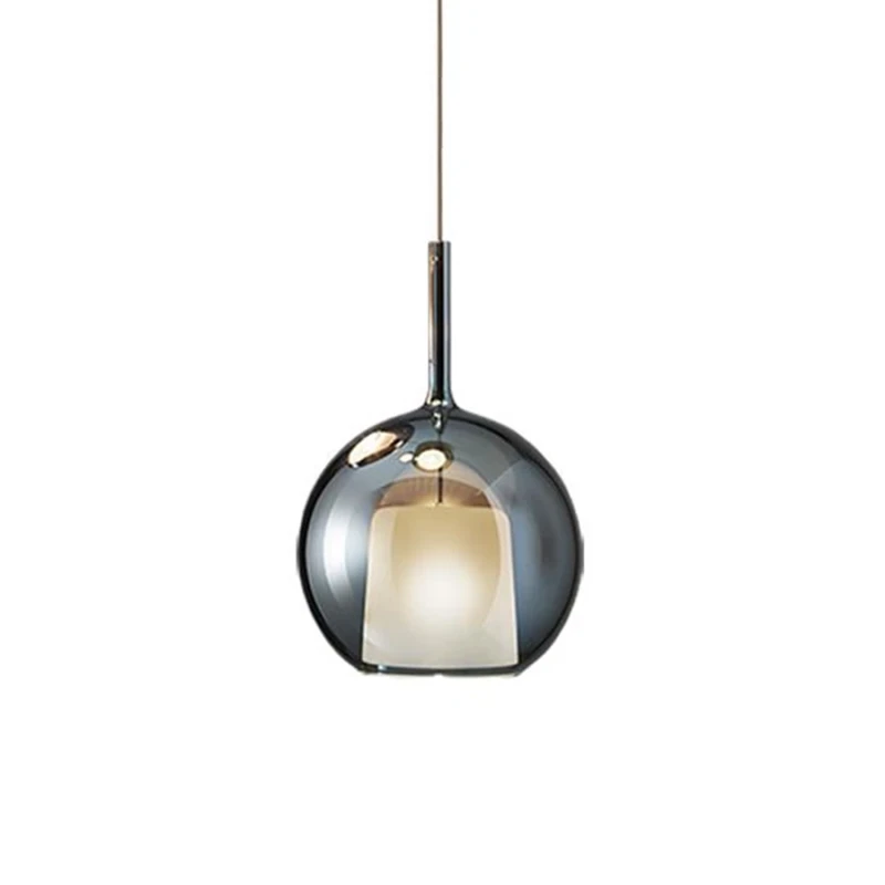 Penta - Glo Mini Lampada a Sospensione - Blu Specchiato