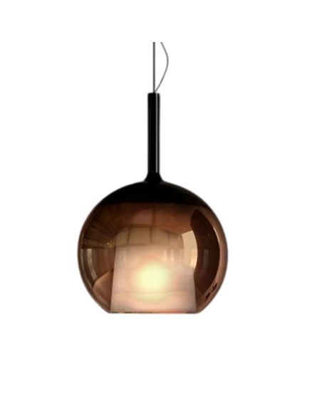 Penta - Glo Lampada a Sospensione - Bronzo Specchiato