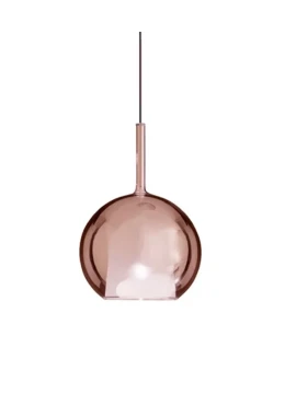 Penta - Glo Lampada a Sospensione - Oro Rosa Specchiato