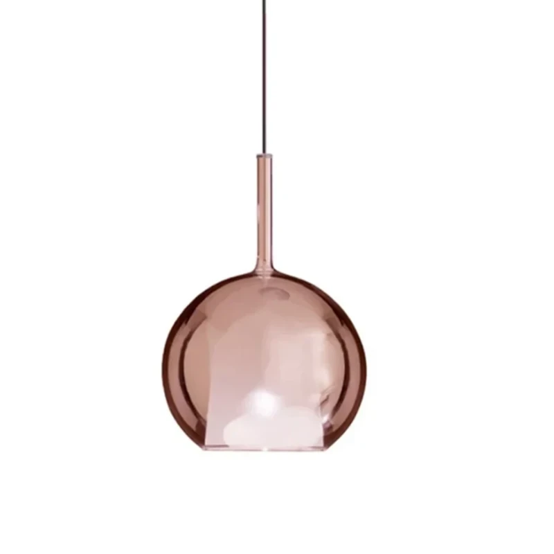 Penta - Glo Lampada a Sospensione - Oro Rosa Specchiato