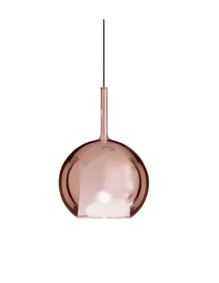 Penta - Glo Pendant Lamp - Mirrored Rose Gold
