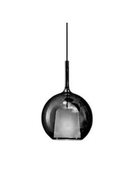 Penta - Glo Pendant Lamp - Mirrored Black