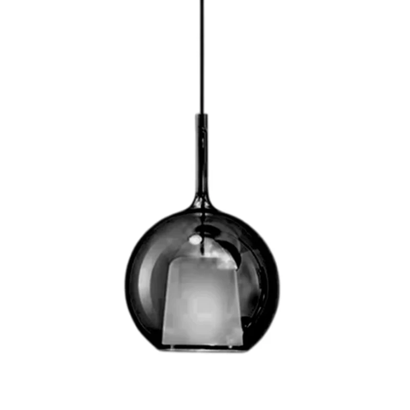 Penta - Glo Lampada a Sospensione - Nero Specchiato