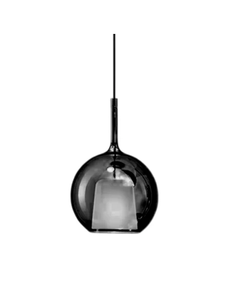Penta - Glo Lampada a Sospensione - Nero Specchiato