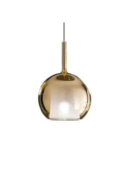 Penta - Glo Pendant Lamp - Mirrored Gold