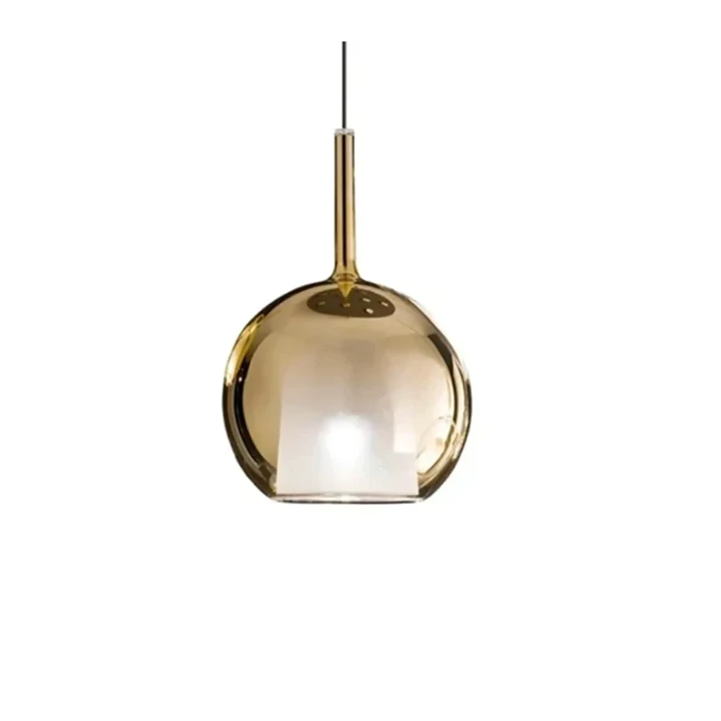 Penta - Glo Pendant Lamp - Mirrored Gold