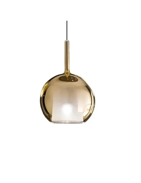 Penta - Glo Pendant Lamp - Mirrored Gold