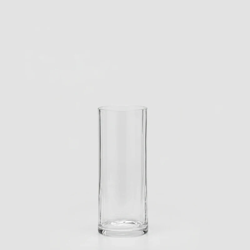 EDG - Nida Optic Cylinder Vase - Transparent