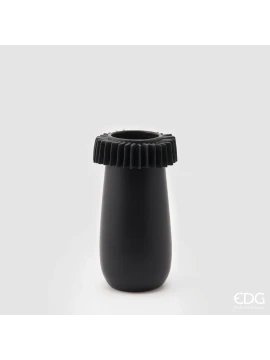EDG - Chakra Vase with Rim - Black