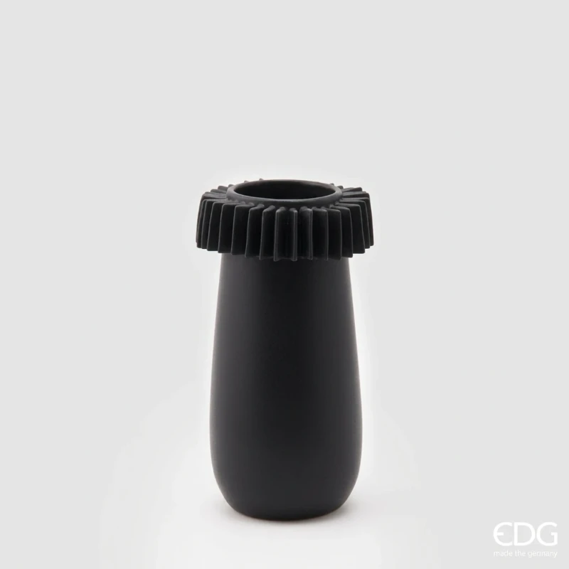 EDG - Chakra Vase with Rim - Black