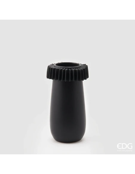EDG - Chakra Vase with Rim - Black