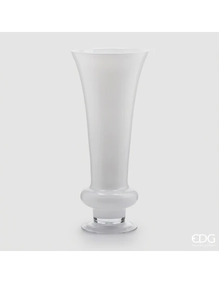 EDG - Vaso Anfora con Piede - Bianco