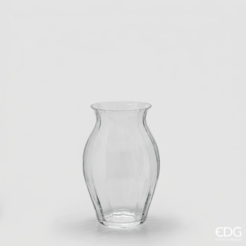 EDG - Nida Optic Amphora Vase - Transparent